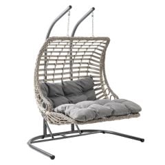 Bodrum Double | Çiftli Rattan Bahçe-Salıncağı
