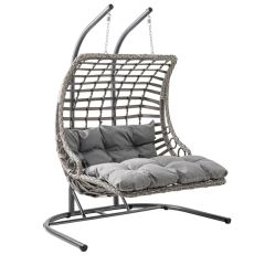 Bodrum Double | Çiftli Rattan Bahçe-Salıncağı