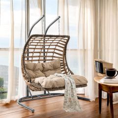 Bodrum Double | Çiftli Rattan Bahçe-Salıncağı